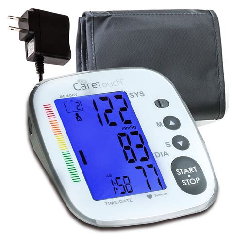 Care Touch Digital Blood Pressure Monitor Cuff Platinum
