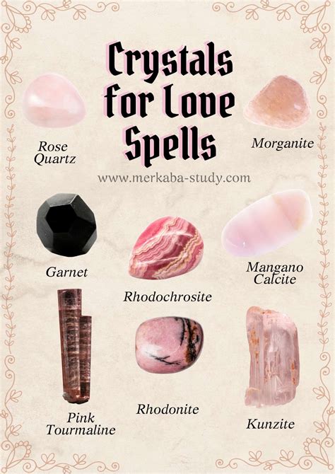 9 Crystals For Love Spells Self Love And Relationships Perfect Ts For Valentines Day ⋆