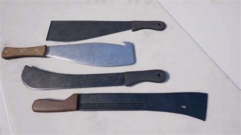 Machete Styles By Erhan Yilmaz In Weapons Ue4 Marketplace