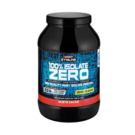 Proteine Whey 100 Isolate Zero Zuccheri Enervit Gymline Muscle Cacao