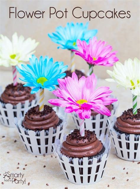 Diy Flower Pot Cupcakes Smartyy Had A Party