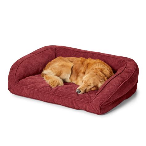 Orvis Comfortfill Eco Bolster Dog Bed Orvis