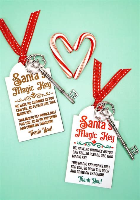 Free Santas Magic Key Printable Svg No Chimney No Problem Santa