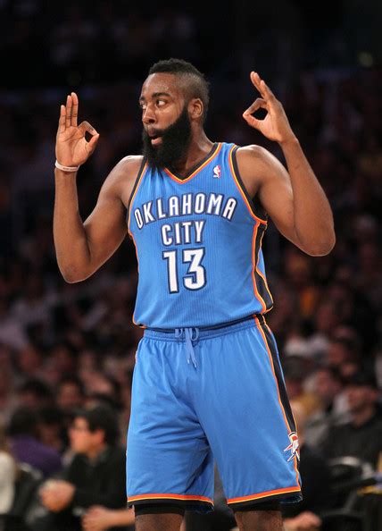 James harden rookie cards are on the rise. James Harden in Oklahoma City Thunder v Los Angeles Lakers ...