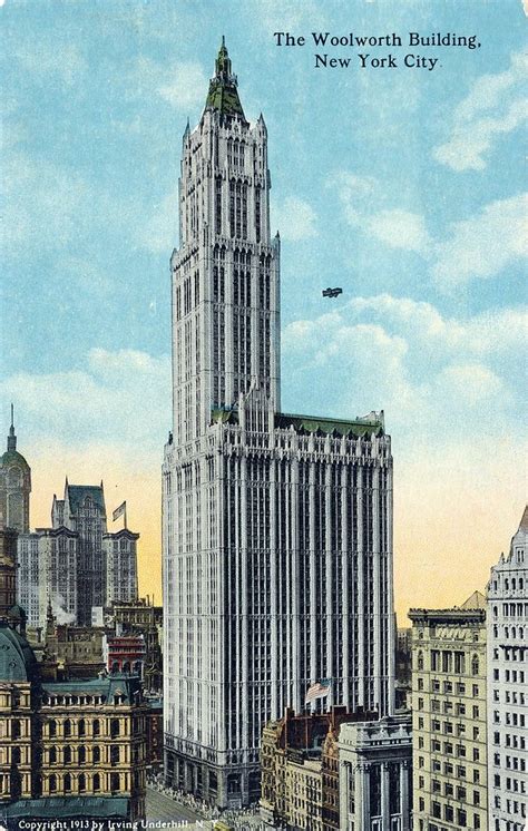 Postcard Woolworth Building New York City The Woolworth Flickr