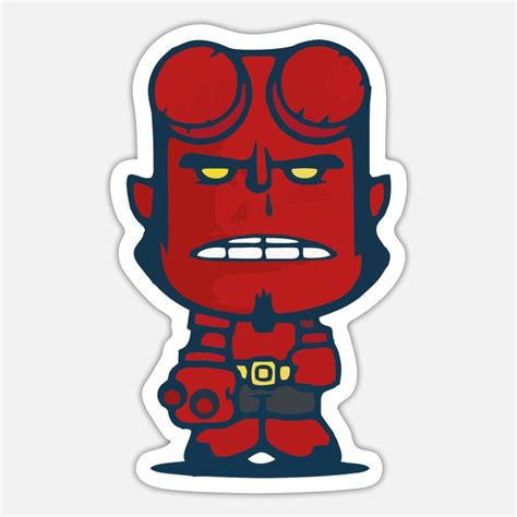Hellboy Stickers Unique Designs Spreadshirt