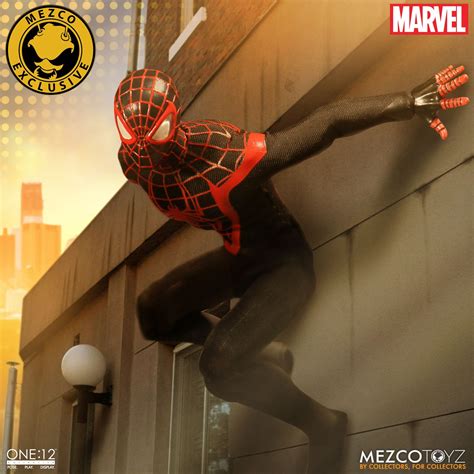 Mezco One12 Collective Miles Morales Spider Man Figure The Toyark News