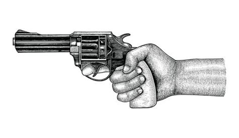 Hand Holding Gun Illustrations Royalty Free Vector Graphics And Clip Art