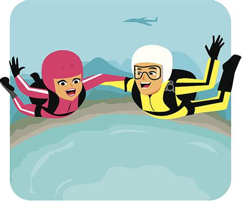 Best Skydiving Illustrations Royalty Free Vector Graphics And Clip Art