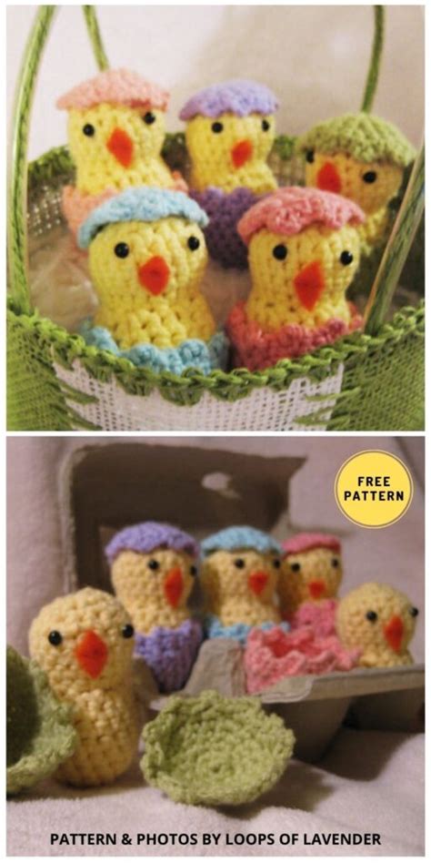 12 Free Amigurumi Easter Chick Crochet Patterns The Yarn Crew