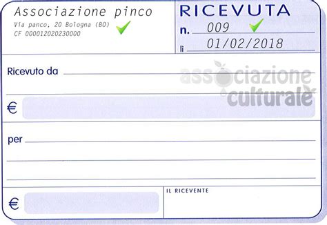 Compilare Una Ricevuta Fiscale Il Modello Pronto Iono Vrogue Co