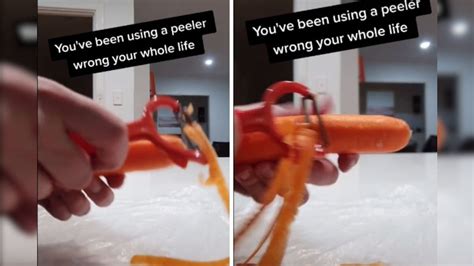 you have been peeling vegetables wrong your whole life here s how you should actually do it