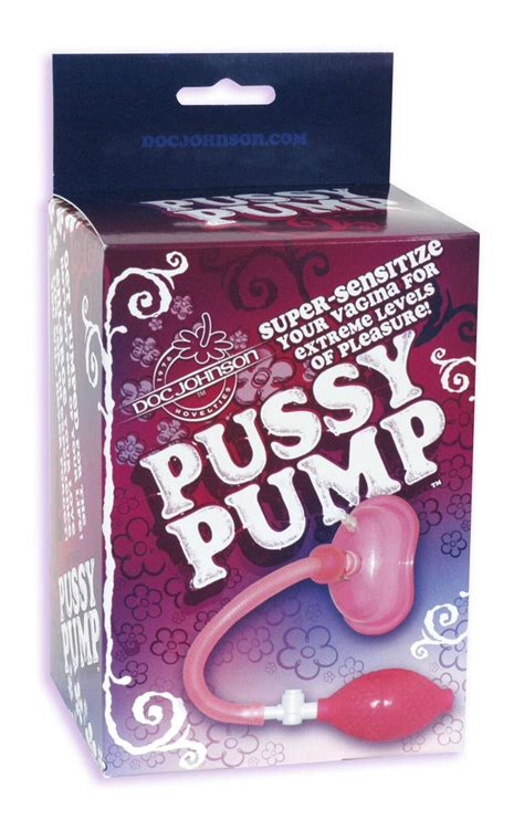 Pink Pussy Pump Doc Johnson Full Size Vaginal Presure Vacuum Super Suction Ebay