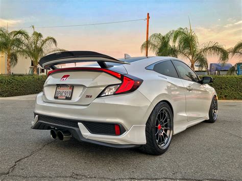 Caruse Design Civic Si Coupe Rear Spoiler Aero Flap 2016 Honda Civic