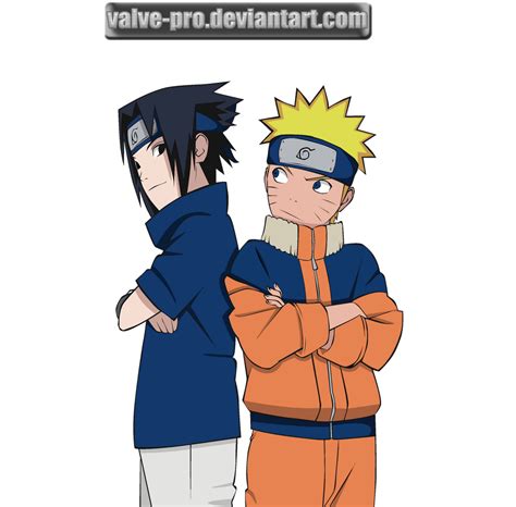 Sasuke And Naruto By Valve Pro On Deviantart