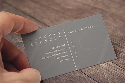 Elegant Business Card Creative Business Card Templates ~ Creative Market
