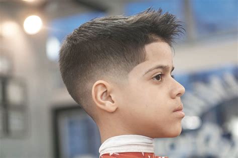 Modern short spiky hairstyles for girls. Mid Fade with textured spikey front | Boys haircuts, Boy ...