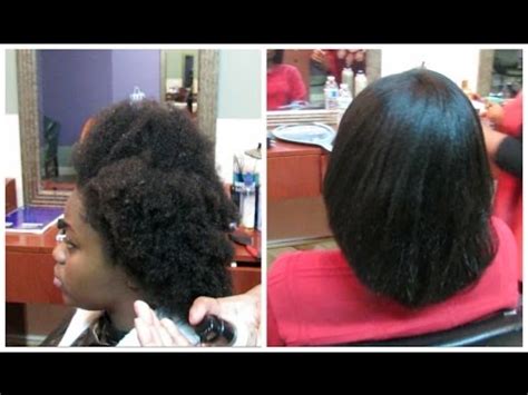 If you don't have naturally straight hair, but still want the benefits of easy styling and maintenance that it offers, then the most permanent solution. Straightening 4C Natural Hair: Light Press! - YouTube