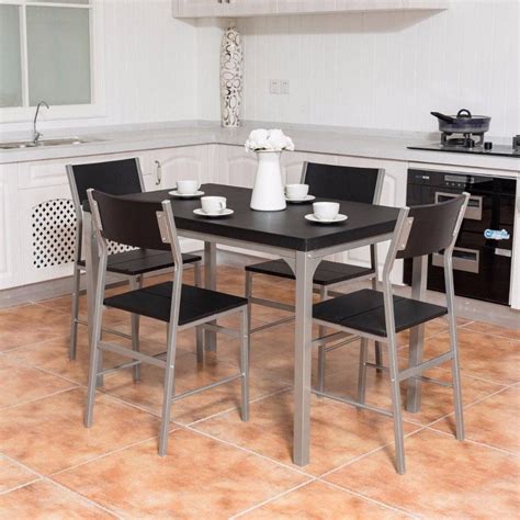 Metal chairs dining stackable dining chairs restaurant metal chairs metal kitchen dining chairs set of 4 trattoria chairs indoor/out door metal tolix side chairs. 5 Piece Metal Dining Set | Metal dining set, Metal dining ...