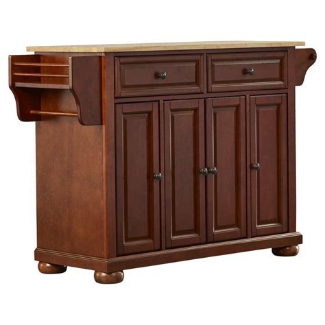This drop leaf breakfast bar top kitchen island in black finish with black upholstered square seat stools is constructed of a mixture of solid hardwood and wood veneers. Pottstown Kitchen Island with Solid Wood | Kitchen islands ...
