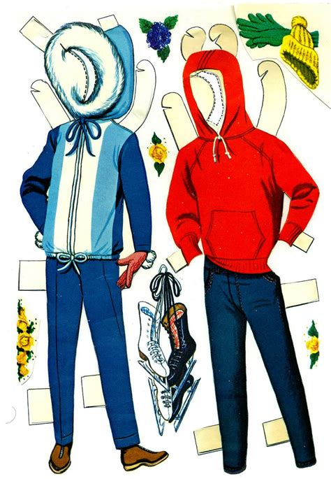 Poupées Papiers Paper Dolls Barbie And Ken