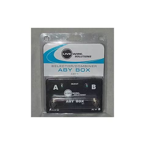 Used Live Wire Solutions Aby Box Pedal Guitar Center