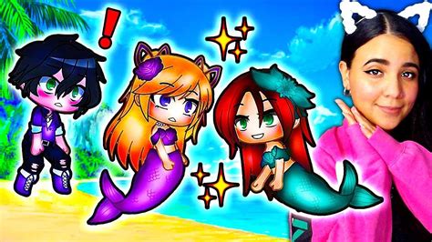 🧜‍♀️🌊 The Siren 🧜‍♀️🌊 A Mermaid Gacha Club Mini Movie Love Story Reaction Youtube
