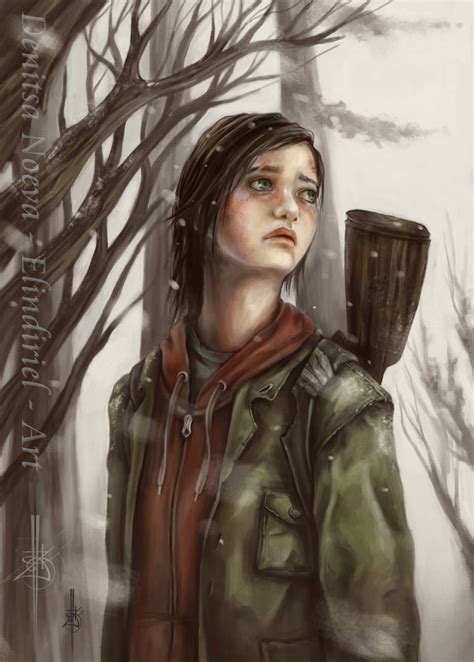 The Last Of Us Ellie Fan Art By Elindiriel On Deviantart