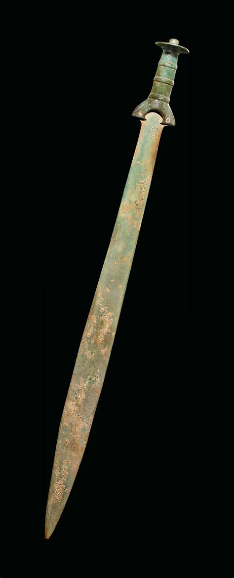 A European Bronze Sword Bronze Age Circa 12th 10th Century Bc