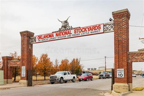 Overcast View Of The Oklahoma National Stockyards In Stockyards City