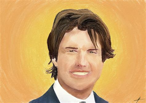 Tom Cruise Painting By Fineart Paintings Pixels