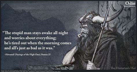 The Historians Hut Quote Pictures Odin From Hávamál