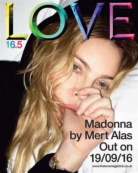 The Editorials Madonna X Love Magazine Issue 165 Cover Mr 布雷蕭