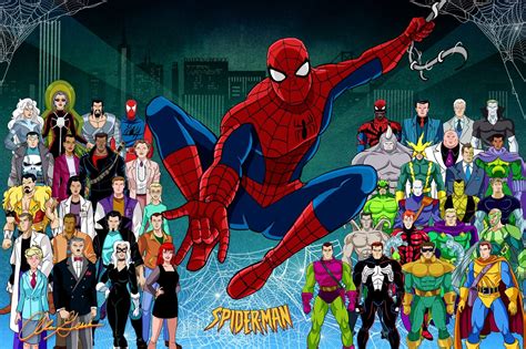 Download Tv Show Spider Man The Animated Series Hd Wallpaper By Alan Frank Gesek