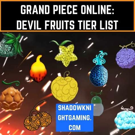 Grand Piece Online Devil Fruits Tier List October 2023 Best Devil Fruits