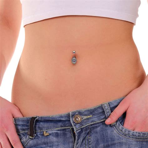 Attractive Surgical Steel Body Piercing Jewelry Navel Belly Ring Button