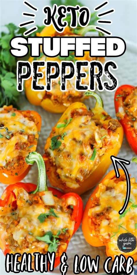 The Best Stuffed Peppers Without Rice Low Carb Stuffed Peppers