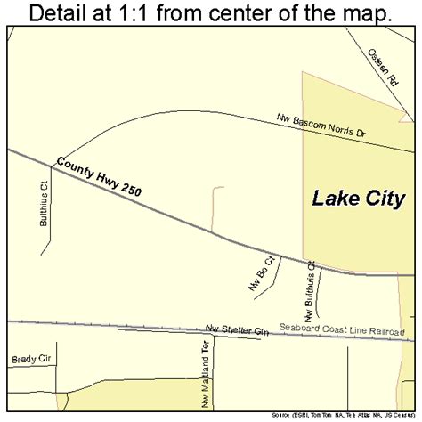 Lake City Florida Street Map 1237775