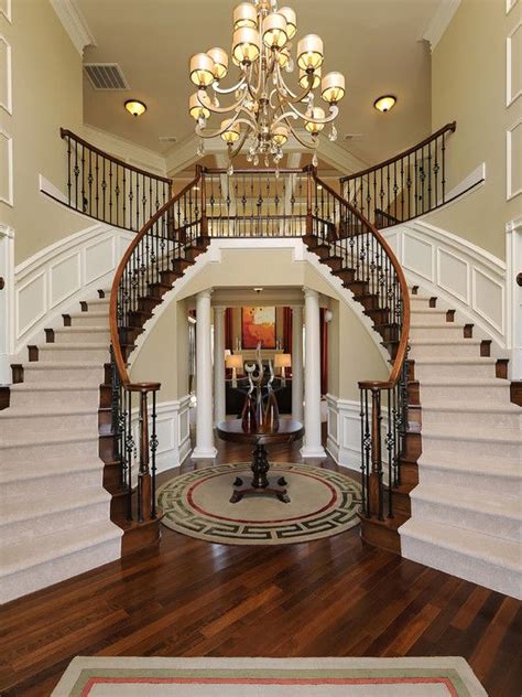 19 Excellent Ideas For Decorating Entrance Staircase With