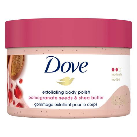 Dove Scrub Pomegranate And Shea Butter Shop Body Scrubs At H E B