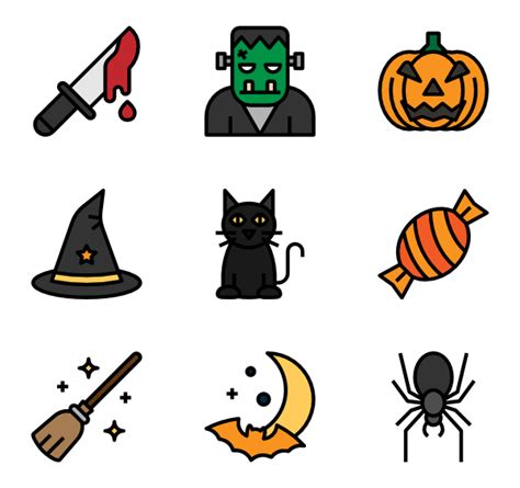 73879 Free Icons Of Halloween Halloween Icons Halloween Drawings