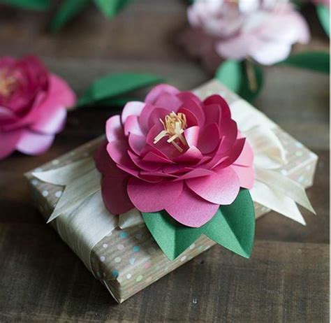 Camellia Diy Paper Flowers Paper Flowers Diy Paper Flowers How To