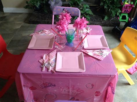 Check spelling or type a new query. Princess Tea Party simple table set up | Simple table ...