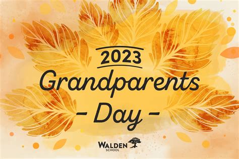 Grandparents Day 2023 — Walden School