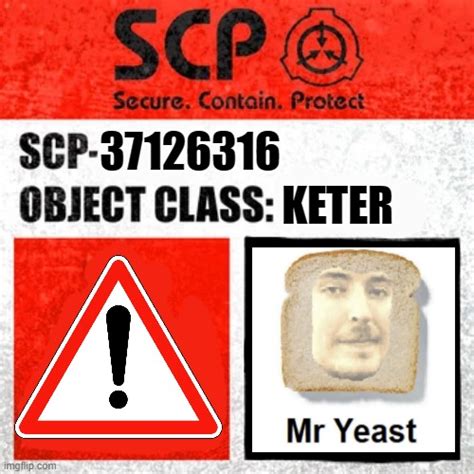 Scp Scp Label Template Keter Memes And S Imgflip
