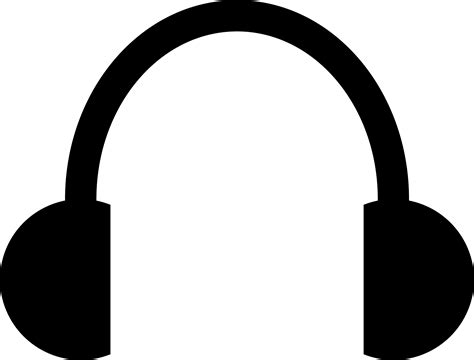 Clipart Headphones Icon