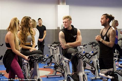 Towies Georgia Kousoulou Flaunts Her Ample Cleavage At Spin Session Daily Mail Online