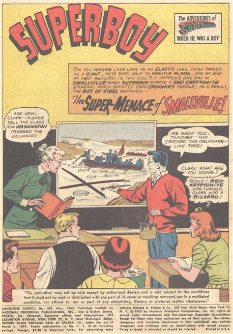 Days Of Adventure Adventure Comics 308 May 1963
