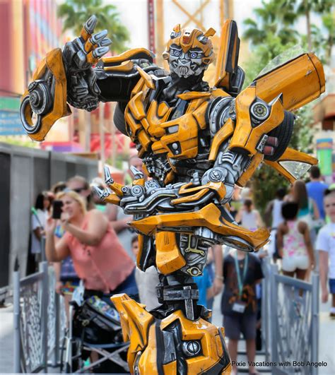 Bumblebee Makes An Appearance At Transformers The Ride 3d At Universal