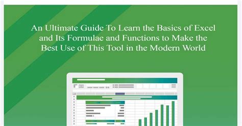 Excel 2021 Excel 2021 An Ultimate Guide To Learn The Basics Of Excel